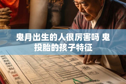 鬼月出生的人很厉害吗 鬼投胎的孩子特征