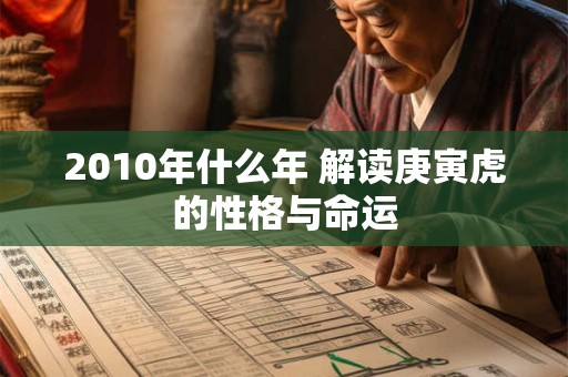 2010年什么年 解读庚寅虎的性格与命运