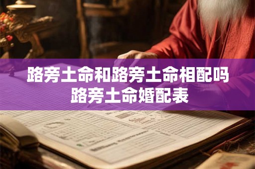 路旁土命和路旁土命相配吗 路旁土命婚配表