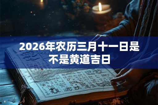 2026年农历三月十一日是不是黄道吉日 2026年农历三月十一日是不是黄道吉日