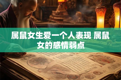 属鼠女生爱一个人表现 属鼠女的感情弱点 属鼠女生爱一个人表现 属鼠女的感情弱点