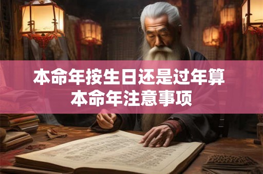 本命年按生日还是过年算 本命年注意事项 本命年按生日还是过年算 本命年注意事项