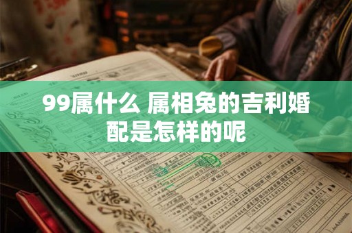 99属什么 属相兔的吉利婚配是怎样的呢 99属什么 属相兔的吉利婚配是怎样的呢