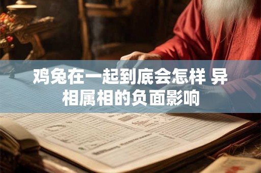 鸡兔在一起到底会怎样 异相属相的负面影响