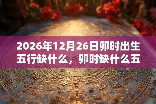 2026年12月26日卯时出生五行缺什么,卯时缺什么五行 2026年12月26日卯时出生五行缺什么,卯时缺什么五行