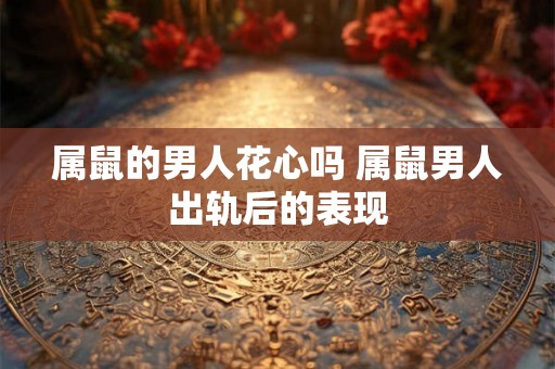 属鼠的男人花心吗 属鼠男人出轨后的表现 属鼠的男人花心吗 属鼠男人出轨后的表现