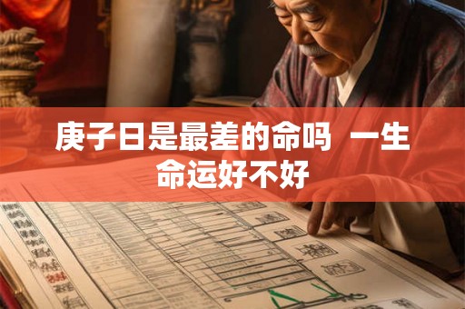 庚子日是最差的命吗  一生命运好不好