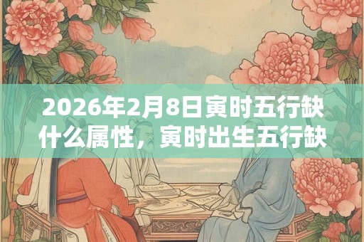 2026年2月8日寅时五行缺什么属性,寅时出生五行缺什么 2026年2月8日寅时五行缺什么属性,寅时出生五行缺什么