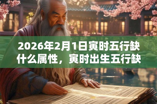 2026年2月1日寅时五行缺什么属性,寅时出生五行缺什么 2026年2月1日寅时五行缺什么属性,寅时出生五行缺什么