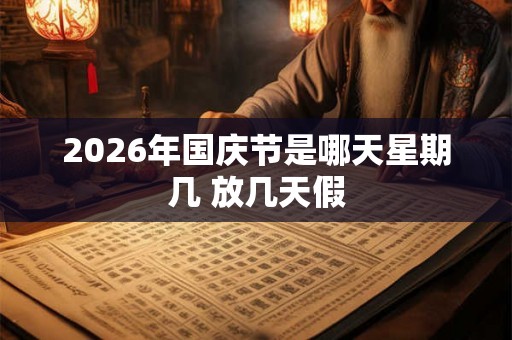 2026年国庆节是哪天星期几 放几天假 2026年国庆节是哪天星期几 放几天假