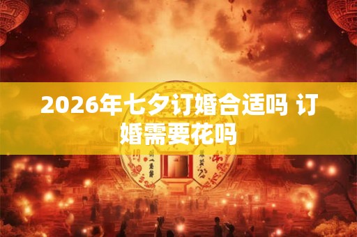 2026年七夕订婚合适吗 订婚需要花吗 2026年七夕订婚合适吗 订婚需要花吗