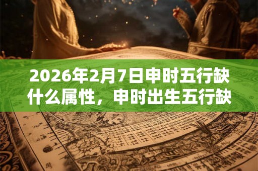 2026年2月7日申时五行缺什么属性,申时出生五行缺什么 2026年2月7日申时五行缺什么属性,申时出生五行缺什么