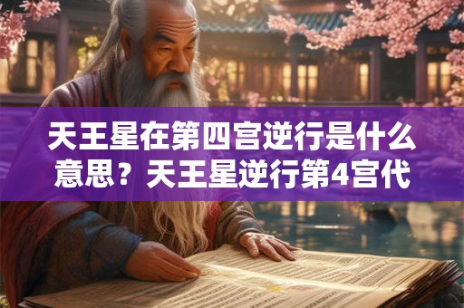 天王星在第四宫逆行是什么意思?天王星逆行第4宫代表什么? 天王星在第四宫逆行是什么意思?天王星逆行第4宫代表什么?