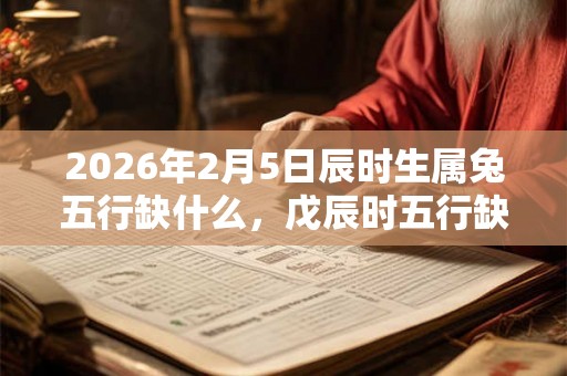 2026年2月5日辰时生属兔五行缺什么,戊辰时五行缺什么 2026年2月5日辰时生属兔五行缺什么,戊辰时五行缺什么
