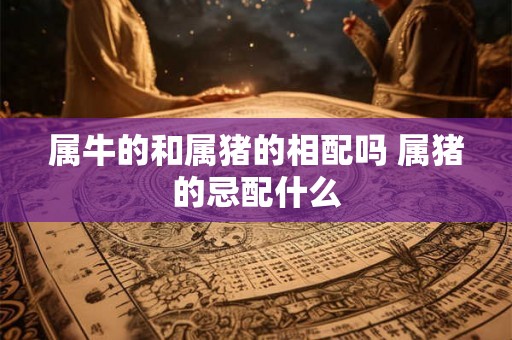 属牛的和属猪的相配吗 属猪的忌配什么 属牛的和属猪的相配吗 属猪的忌配什么