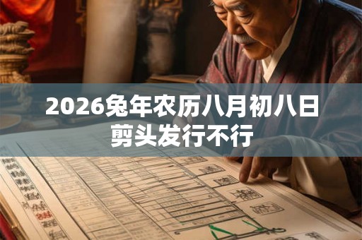2026兔年农历八月初八日剪头发行不行 2026兔年农历八月初八日剪头发行不行