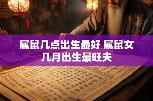 属鼠几点出生最好 属鼠女几月出生最旺夫 属鼠几点出生最好 属鼠女几月出生最旺夫