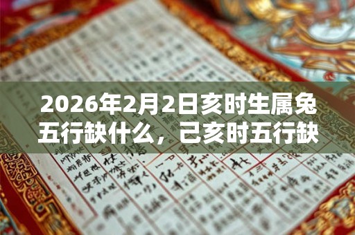 2026年2月2日亥时生属兔五行缺什么,己亥时五行缺什么 2026年2月2日亥时生属兔五行缺什么,己亥时五行缺什么