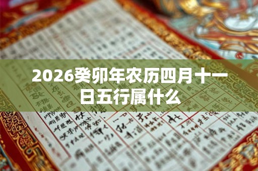 2026癸卯年农历四月十一日五行属什么 2026癸卯年农历四月十一日五行属什么