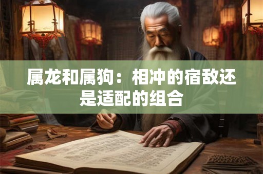 属龙和属狗:相冲的宿敌还是适配的组合 属龙和属狗:相冲的宿敌还是适配的组合