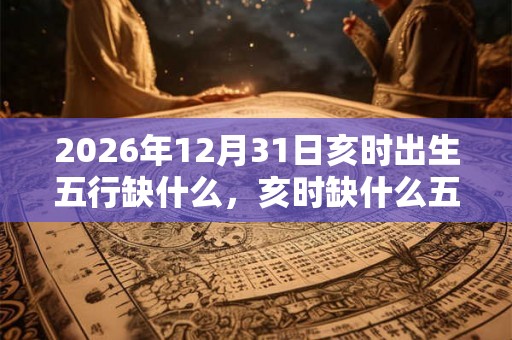 2026年12月31日亥时出生五行缺什么,亥时缺什么五行 2026年12月31日亥时出生五行缺什么,亥时缺什么五行