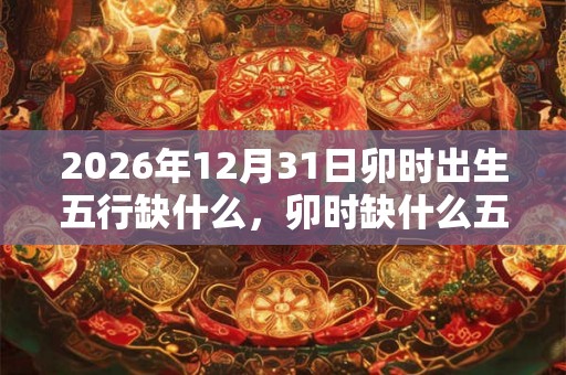 2026年12月31日卯时出生五行缺什么，卯时缺什么五行