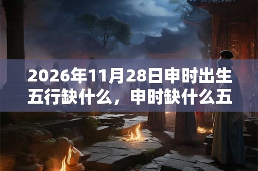 2026年11月28日申时出生五行缺什么，申时缺什么五行