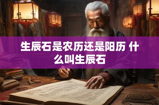 生辰石是农历还是阳历 什么叫生辰石