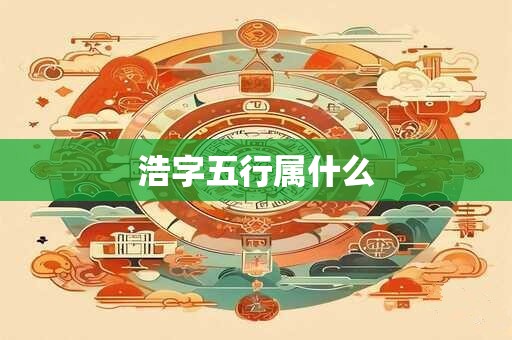 浩字五行属什么