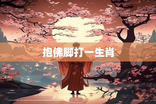 抱佛脚打一生肖