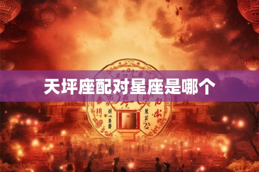 天坪座配对星座是哪个