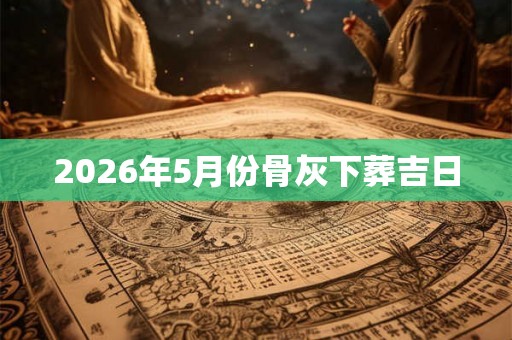 2026年5月份骨灰下葬吉日