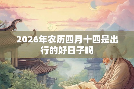 2026年农历四月十四是出行的好日子吗