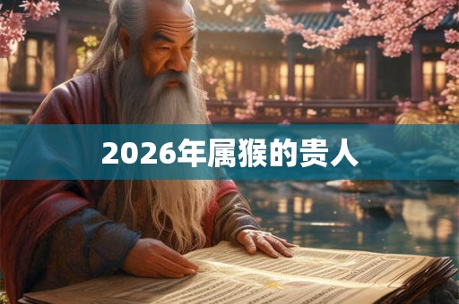 2026年属猴的贵人