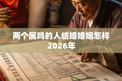两个属鸡的人结婚婚姻怎样2026年