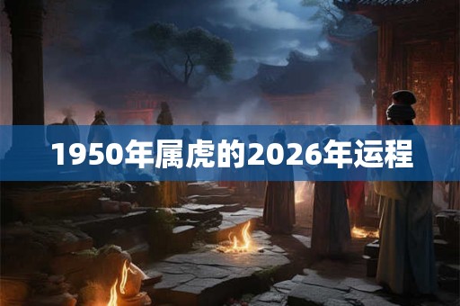 1950年属虎的2026年运程