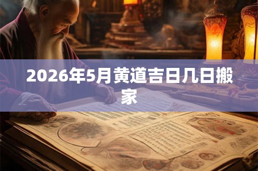 2026年5月黄道吉日几日搬家 2026年5月黄道吉日几日搬家