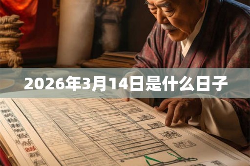 2026年3月14日是什么日子 2026年3月14日是什么日子