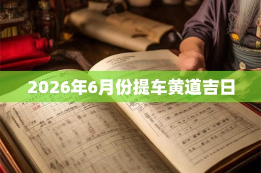 2026年6月份提车黄道吉日 2026年6月份提车黄道吉日