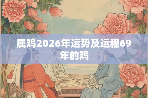 属鸡2026年运势及运程69年的鸡 属鸡2026年运势及运程69年的鸡