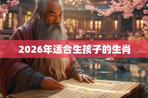 2026年适合生孩子的生肖