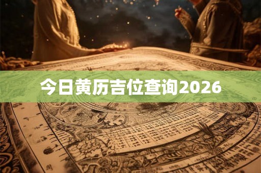 今日黄历吉位查询2026