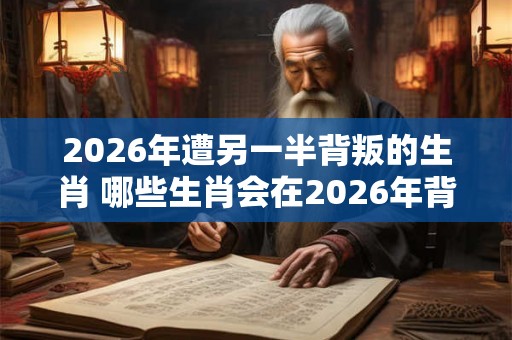 2026年遭另一半背叛的生肖 哪些生肖会在2026年背叛伴侣