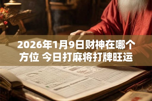 2026年1月9日财神在哪个方位 今日打麻将打牌旺运方位
