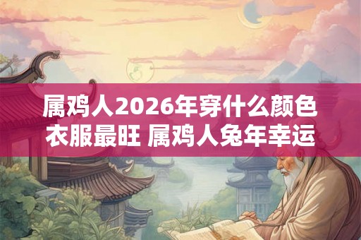 属鸡人2026年穿什么颜色衣服最旺 属鸡人兔年幸运色是什么 属鸡人2026年穿什么颜色衣服最旺 属鸡人兔年幸运色是什么