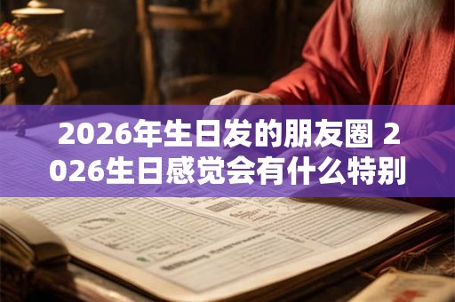 2026年生日发的朋友圈 2026生日感觉会有什么特别惊喜