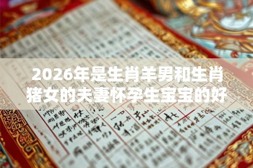 2026年是生肖羊男和生肖猪女的夫妻怀孕生宝宝的好年份吗
