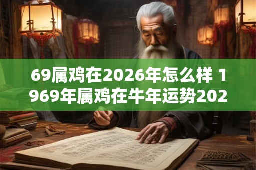 69属鸡在2026年怎么样 1969年属鸡在牛年运势2026