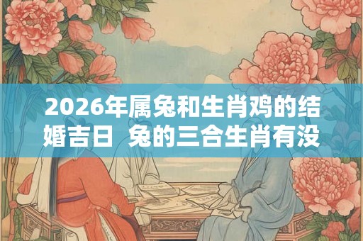 2026年属兔和生肖鸡的结婚吉日  兔的三合生肖有没有生肖鸡