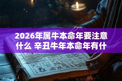 2026年属牛本命年要注意什么 辛丑牛年本命年有什么禁忌